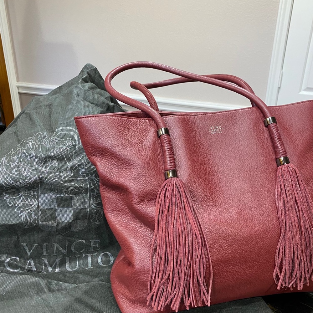 Vince Camuto Leather Tote